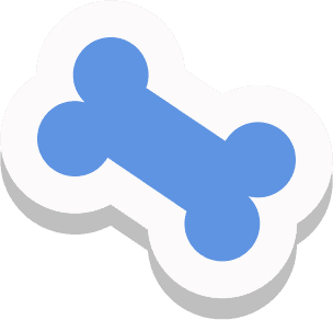 Dog laughing happily